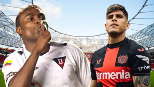 Joffre Guerrón y Piero Hincapié (Foto tomada de: Wikipedia/Bayer Leverkusen)