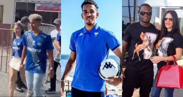 Johan Mina está cerca de volver a jugar en Emelec y apareció de la mano de su pareja que no pasó desapercibida en el Capwell