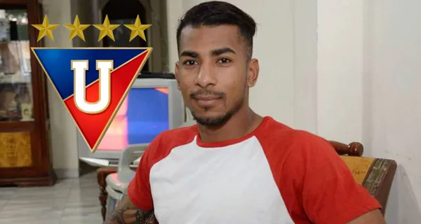 Jordan Gaspar ha sido relegado a lasa reservas de Liga de Quito y no es tomado en cuenta