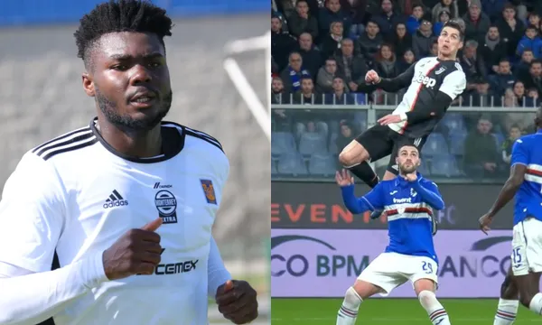 Jordy Caicedo dio un salto al puro estilo de Cristiano Ronaldo en Tigres