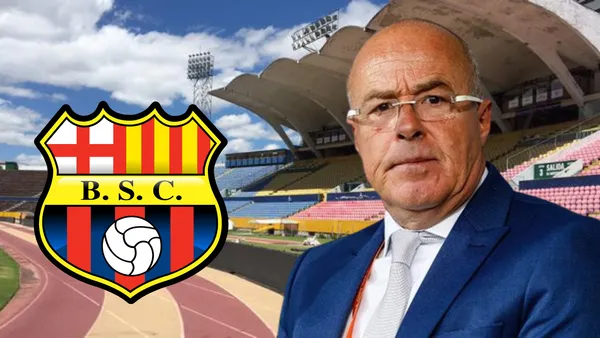 Jorge Célico en el Estadio Olímpico Atahualpa (foto tomada de: FEF/Wikipedia)