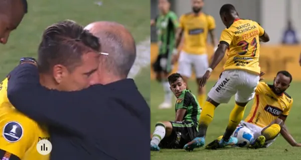 Jorge Célico habló en rueda de prensa sobre el jugador que más rindió en Barcelona SC, esto porque todos hablaban del penal que falló Carlos Garcés