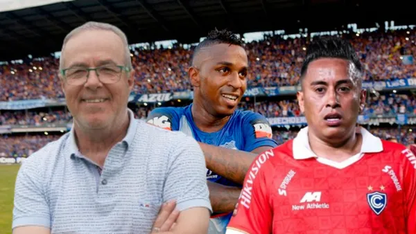 Jorge Célico, Miler Bolaños y Christian Cueva