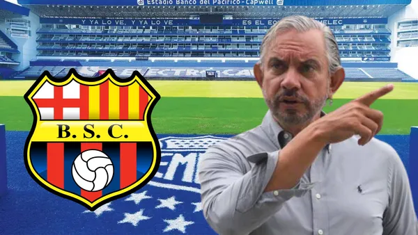 José Pileggi en el Estadio Capwell (Foto tomada de: Emelec/Ecuavisa/Wikipedia)