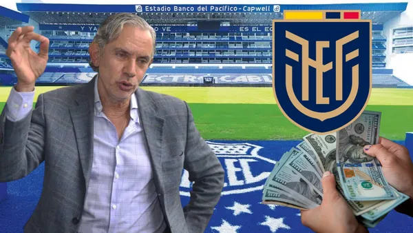 José Pileggi en el Estadio Capwell (Foto tomada de: Emelec/El Universo/La Razón/Wikipedia)