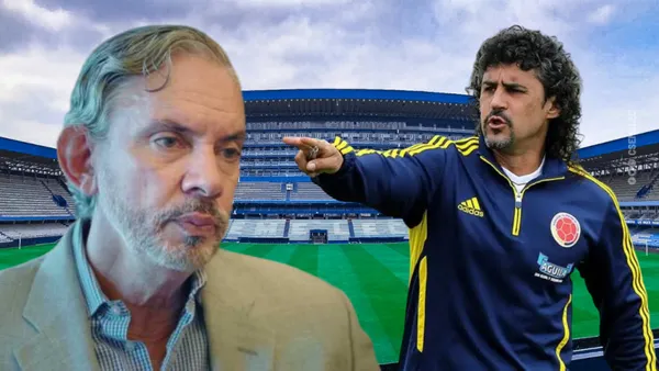 José Pileggi y Leonel Álvarez (Foto tomada de: Emelec/90 Minutos/Vistazo)