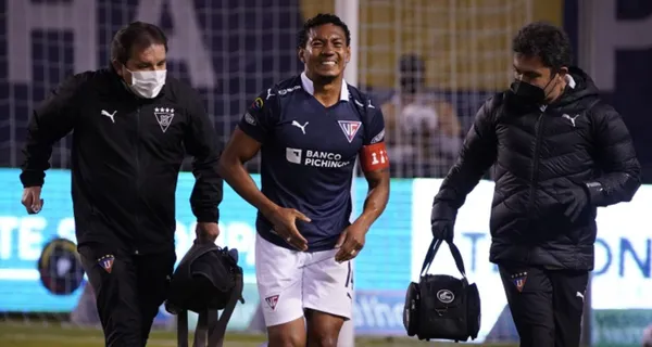 José Quintero tuvo un golpe fuerte que lo llevó directo a la clínica y luego de varias semanas y operaciones de por medio apareció en el CAR de Pomasqui en la zona de recuperación para volver a las canchas cuanto antes