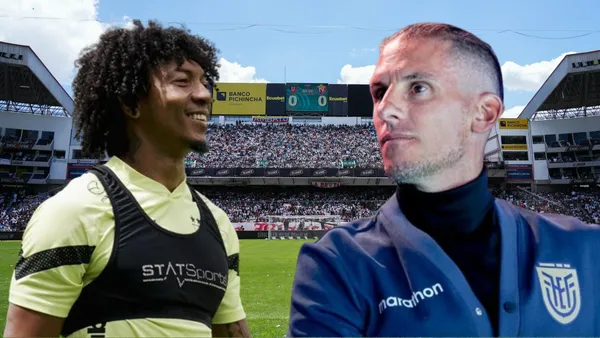 José Quintero y Sebastián Beccacece (Foto tomada de: Liga de Quito/La Tri)