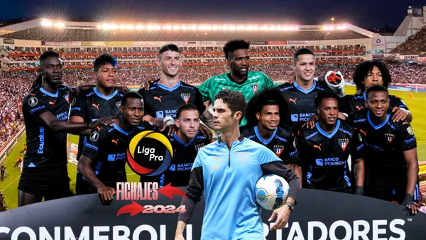 Josep Alcácer dirigiendo, 11 titular de Liga de Quito. Foto tomada de: Liga de Quito