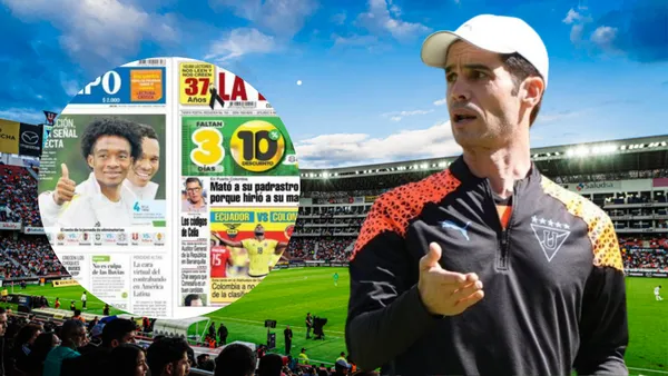 Josep Alcácer en el Estadio Rodrigo Paz Delgado (Foto tomada de: Liga de Quito)