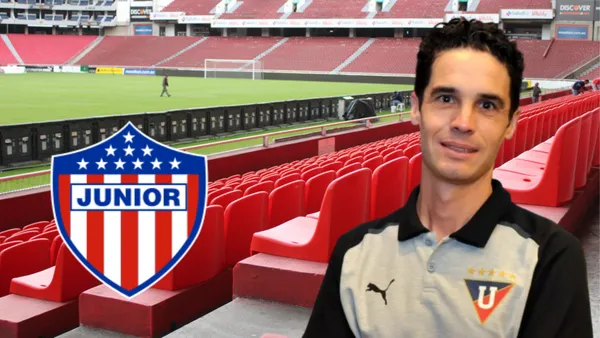 Josep Alcácer en el Estadio Rodrigo Paz Delgado (Foto tomada de: Liga de Quito/Wikipedia)