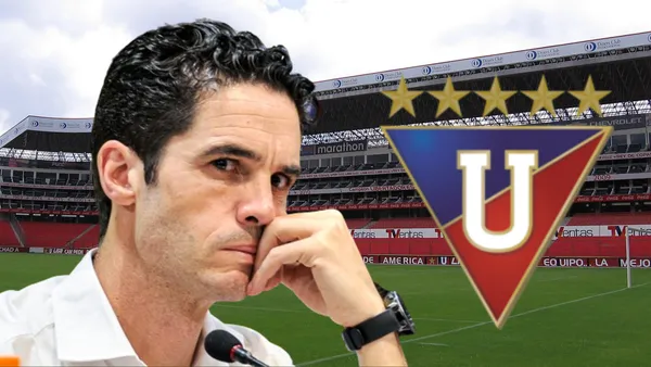 Josep Alcácer en el Estadio Rodrigo Paz Delgado (Foto tomada de: Wikipedia/Liga de Quito)