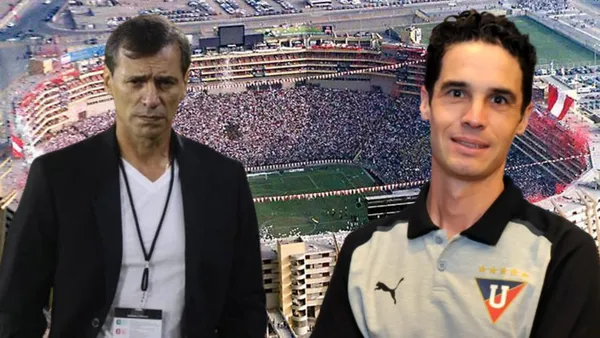 Josep Alcácer experimentó con LDU para enfrentar a Universitario (Foto tomada de: Primicias/Conmebol)