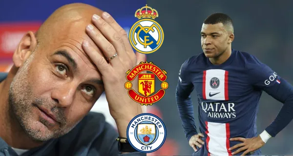 Josep Guardiola reveló el equipo en el que podría jugar Kylian Mbappé
