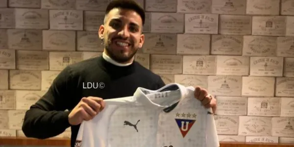 Juan Cruz Kaprof aún no se consolida como titular en Liga de Quito, pese a que como foráneo tiene la exigencia de rendir desde el primer minuto