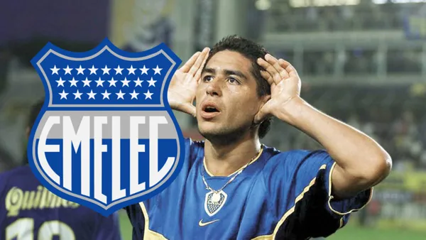 Juan Román Riquelme y Emelec
