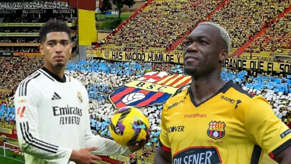 Jude Bellingham y Felipe Caicedo / Foto de: El Futbolero Ecuador