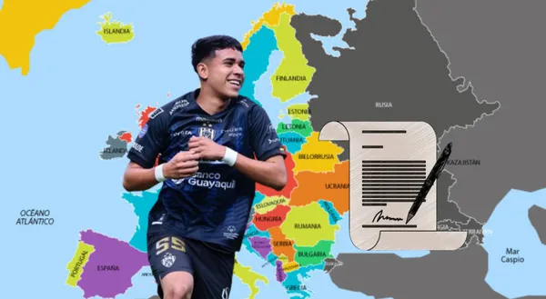 Jugador ecuatoriano firmó su primer contrato en el 'Viejo Continente'. FOTO: