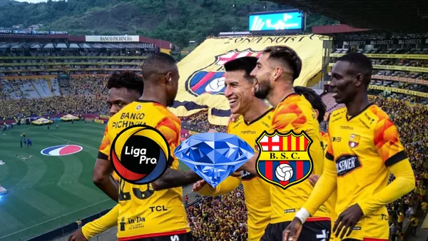 Jugadores Barcelona SC. Foto tomada de: Barcelona SC/Pes Logos