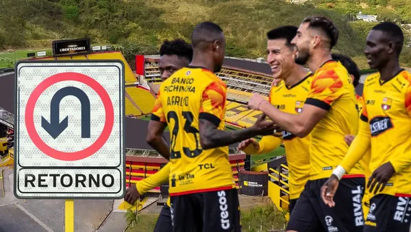 Jugadores de Barcelona SC (Foto tomada de: Barcelona SC/API/Multiseñales)