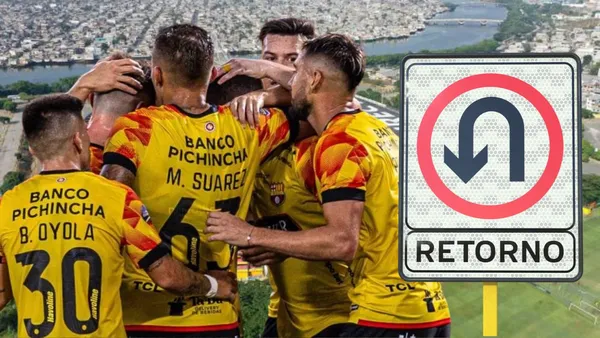 Jugadores de Barcelona SC (Foto tomada de: Barcelona SC/API/Multiseñales)