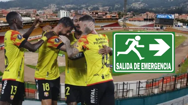 Jugadores de Barcelona SC (Foto tomada de: Deportivo Cuenca/API/AC Planeta Fuego)