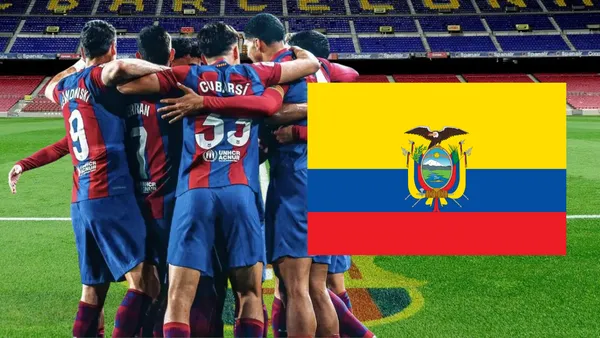 Jugadores de Barcelona SC (Foto tomada de: FC Barcelona/Marca/Wikipedia)