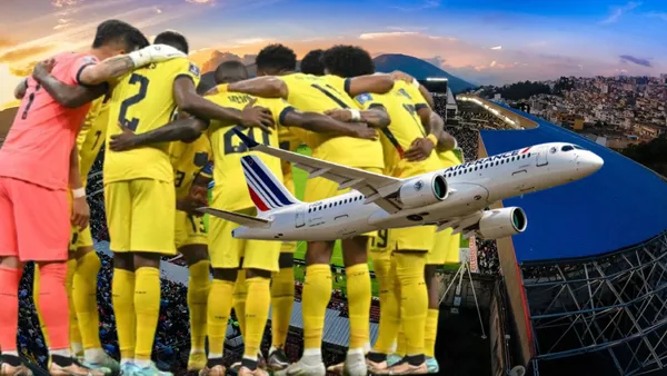 Jugadores de La Tri (Foto tomada de: Liga de Quito/La Tri/Air)