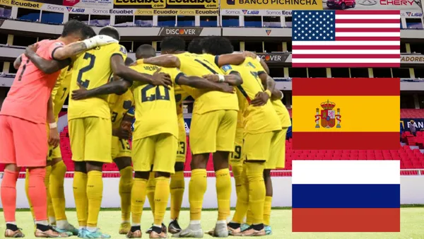 Jugadores de La Tri (Foto tomada de: Liga de Quito/La Tri/Wikipedia)