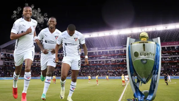 Jugadores de Liga de Quito (Foto tomada de: API/Liga Pro)