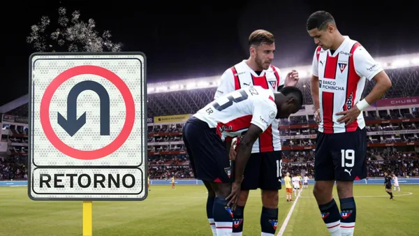 Jugadores de Liga de Quito (Foto tomada de: API/Multiseñales)