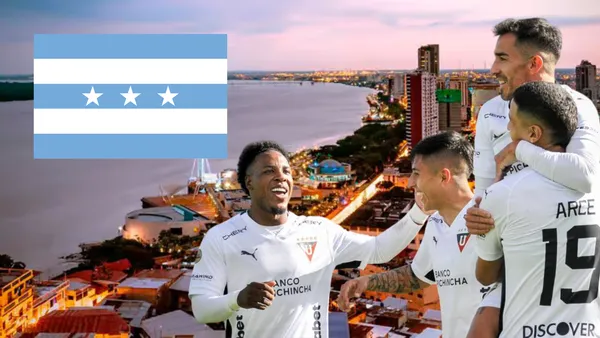 Jugadores de Liga de Quito (Foto tomada de: Ecuador/API/Wikipedia)