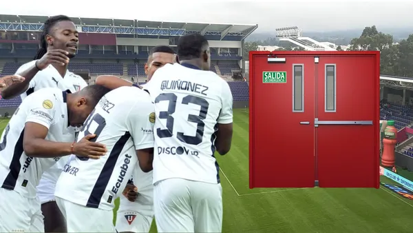 Jugadores de Liga de Quito (Foto tomada de: IDV/API/MN)