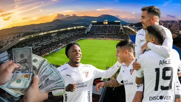 Jugadores de Liga de Quito (Foto tomada de: Liga de Quito/API/El Universo)