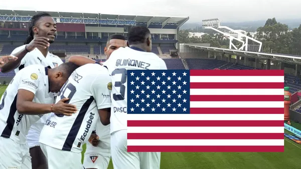 Jugadores de Liga de Quito (Foto tomada de: Stadium/API/Wikipedia)