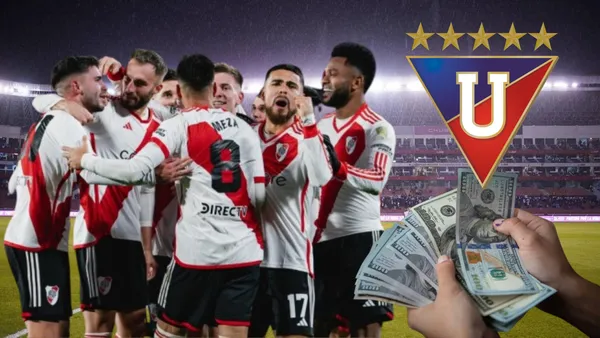 Jugadores de River Plate (Foto tomada de: API/D10/Wikipedia/El Universo)