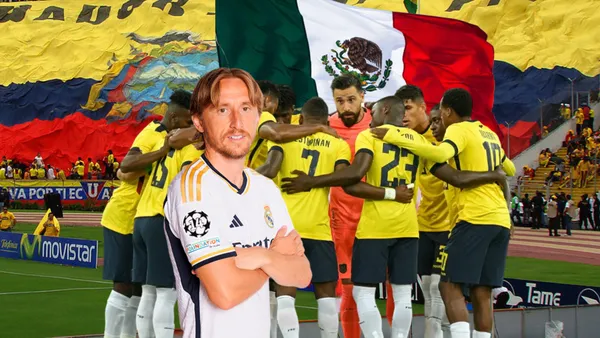 Jugadores ecuatorianos, bandera México. Foto tomada de: Ok Diario/Ecuavisa/Real Madrid