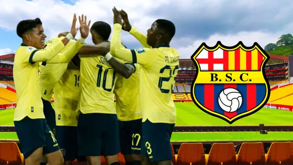 Jugadores Selección Ecuatoriana (Foto tomada de: Barcelona SC/La Tri/Wikipedia)