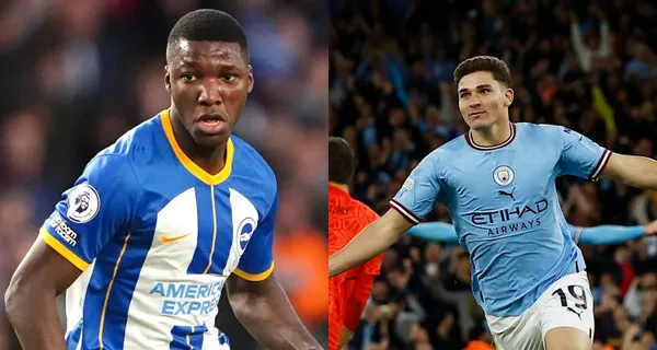 Julián Álvarez se quiso parar contra Moisés Caicedo y así terminó