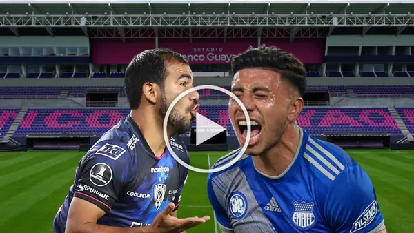 Junior Sornoza festejando, Joao Rojas gritando. Foto tomada de: El Oriente/El Universo