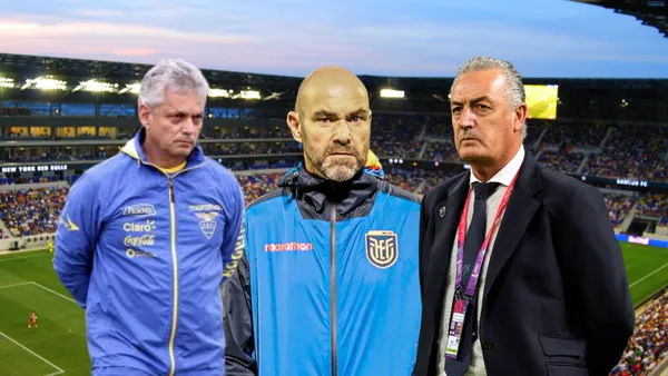 Juntos, Reinaldo Rueda, Félix Sánchez, Gustavo Alfaro, entrenadores de Ecuador