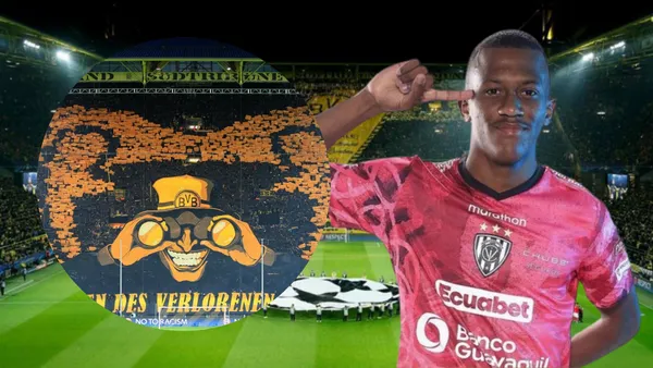 Justin Lerma en el Signal Iduna Park (Foto tomada de: EFE/Borussia Dortmund/Justin Lerma)