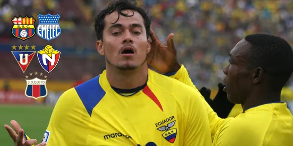 Kaviedes, díasa atrás, confesó que un equipo grande donde estuvo le jugó sucio y por eso prefirió salir