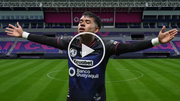 Kendry Páez celebrando un gol. Foto tomada de: Independiente del Valle