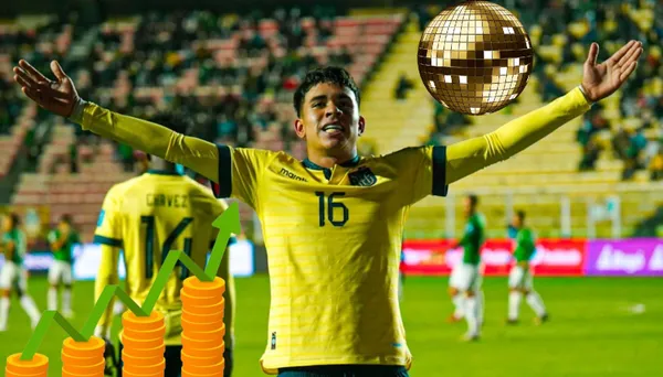 Kendry Páez convirtiendo para la Selección Ecuatoriana. FOTO: Todo Sport