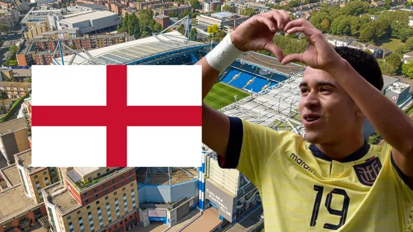 Kendry Páez en Stamford Bridge (Foto tomada de: Wikipedia/Kendry Páez)