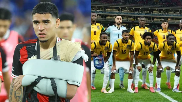 Kendry Páez estaría varios meses fuera de las canchas por la lesión que tuvo ante Vélez