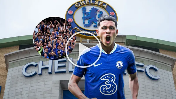 Kendry Páez gritando, afueras Stamford Bridge. Foto tomada de: ESPN/Ecuavisa