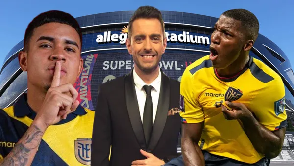 Kendry Páez, Pablo Giralt y Moisés Caicedo (Foto tomada de: Diario AS/Pablo Giralt/Relevo/Conmebol)