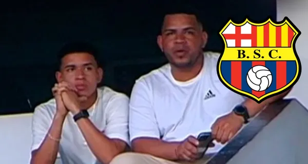 Kendry Páez presenció la goleada de Barcelona SC y esta fue la razón